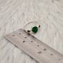 Green Onyx Tourmaline Sterling Silver Ring, thumbnail 9 of 10