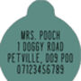 Forest Fir Cone Custom ID Dog Tag, thumbnail 2 of 2