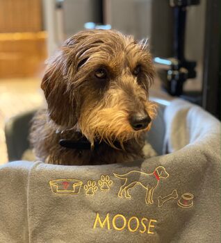 Embroidered Dog Fleece, 7 of 7