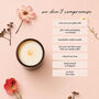 Birth Flower Birthday Gift Personalised Candle, thumbnail 3 of 12