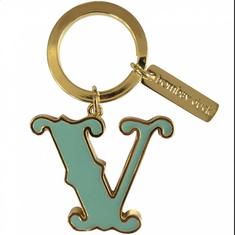 A Z Monogram Keyring By The Letteroom | notonthehighstreet.com
