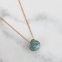 Emerald Teardrop May Birthstone Necklace, Gold, thumbnail 4 of 8