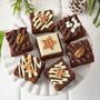 Festive Chocolate Truffle Cake Nine Piece Gifting, thumbnail 7 of 7