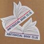 Antisocial Book Club Bookish Die Cut Sticker, thumbnail 1 of 7