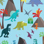 Dinosaur Gift Wrap Two Sheets, thumbnail 2 of 5