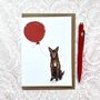 Australian Kelpie Birthday Card, thumbnail 1 of 4