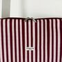 Blushberry Scallop Stripes Towel Laptop Sleeve, thumbnail 2 of 4