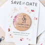 Save The Date Magnet Cards Wedding Floral Arch, thumbnail 10 of 10
