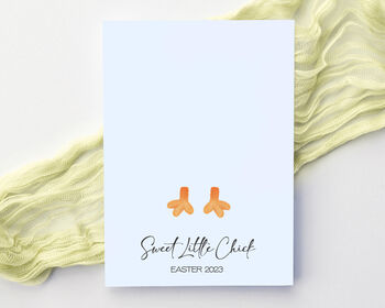 Footprint Cards For Easter With Four Designs, 5 of 6