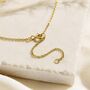 Cz Initial Letter Necklace, thumbnail 7 of 10