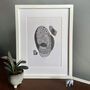 Personalised A4 Abstract Modern Hand Drawn Illustration, thumbnail 1 of 4