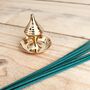 Traditional Brass Incense Burner Ash Catcher, thumbnail 3 of 5
