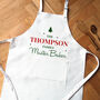 Personalised Matching Family Christmas Aprons, thumbnail 2 of 3