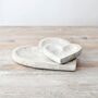 Set Of Two Heart Shaped Wooden Trays, thumbnail 1 of 2