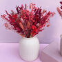 Red Dried Flower Arrangement, thumbnail 1 of 5