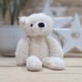 Lola The Long Leg Cream Teddy Bear Soft Toy, thumbnail 1 of 3
