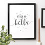 Ciao Bella Print Gift For Her, thumbnail 1 of 5
