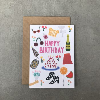 Happy Birthday Bits And Bobs Card, 3 of 4