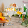 Personalised Gin O'clock Engraved Gin Glass, thumbnail 1 of 3