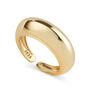 Chunky 18 K Gold Or Silver Dome Stacking Ring, thumbnail 7 of 7