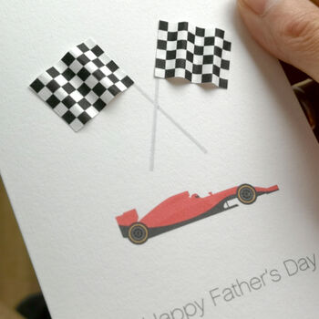Happy Father's Day Formula One Card, 5 of 6
