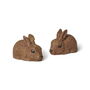 Solid Milk, White Or Dark Chocolate Bunny, thumbnail 2 of 4