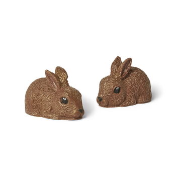 Solid Milk, White Or Dark Chocolate Bunny, 2 of 4