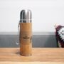 Northcore Bamboo Stainless Steel Thermos Flask, thumbnail 3 of 3