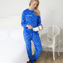 Women's Personalised Christmas Snowflake Pyjamas, thumbnail 2 of 3