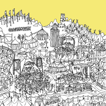 Personalised Glastonbury Print, 6 of 7