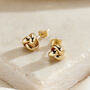9ct Gold Knot Stud Earrings, thumbnail 1 of 6