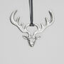Reindeer Pewter Christmas Decoration, thumbnail 2 of 2