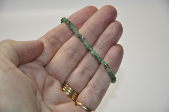 Birthstone Crystal Bracelet Gift May Emerald, 3 of 7