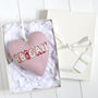 Personalised Embroidered Name Heart Gift, thumbnail 12 of 12