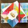 Colourful Cloud 6th Birthday Card, thumbnail 1 of 4