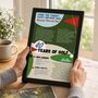 Personalised 40th Birthday Gift Print For Golfer, thumbnail 3 of 8