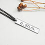 Men's Personalised Silver Tag Necklace, thumbnail 7 of 9