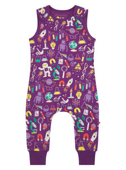Purple Science Dungarees | Baby + Toddler, 2 of 11