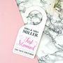 Personalised 'Just Married' Do Not Disturb Door Sign, thumbnail 4 of 7