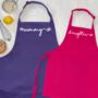 Mummy And Daughter Heart Apron Set, thumbnail 2 of 8