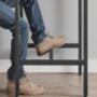 Square Bar Table With Heavy Duty Steel Frame, thumbnail 7 of 12