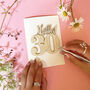 Personalised Hello 30 Birthday Card, thumbnail 1 of 4