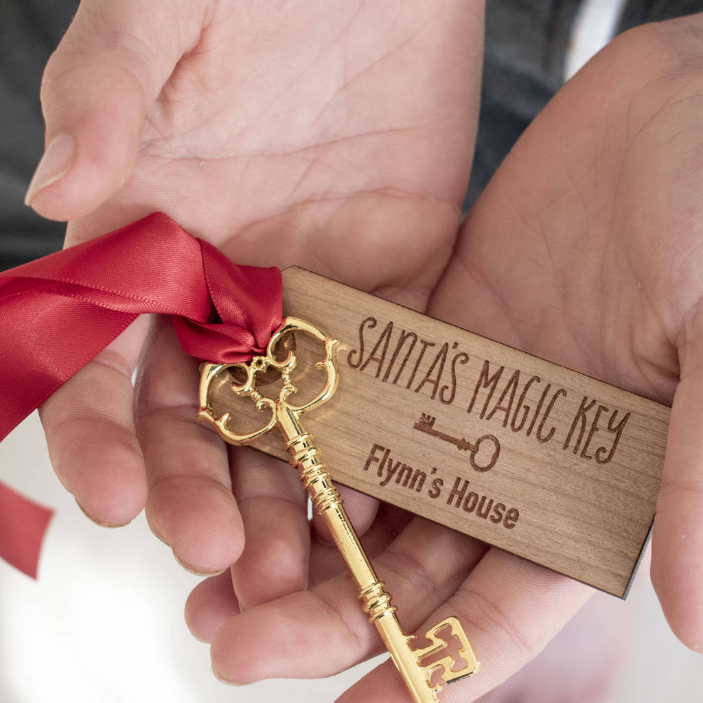 Personalised 'Santa's Magic Key', 1 of 3