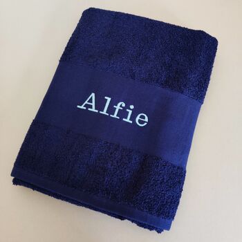 Personalised Dog Pets Large Cotton Towel, 7 of 12