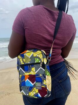 Cross Body Bag Upcycled From Fabric And Plastic Waste, 6 of 6