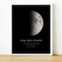 Personalised Moon Phase Print Birthday Gift, thumbnail 2 of 8