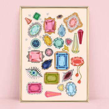 Dripping In Gems Art Print, 2 of 3