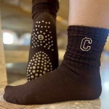 Personalised Initial Pilates Socks, 5 of 6