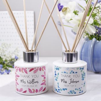 Teacher Thank You Reed Diffuser Personalised Gift Set, 3 of 8