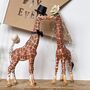 Personalised Wedding Giraffe Cake Toppers, thumbnail 4 of 5